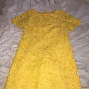 Yellow Calvin Klein Dress - Size 6